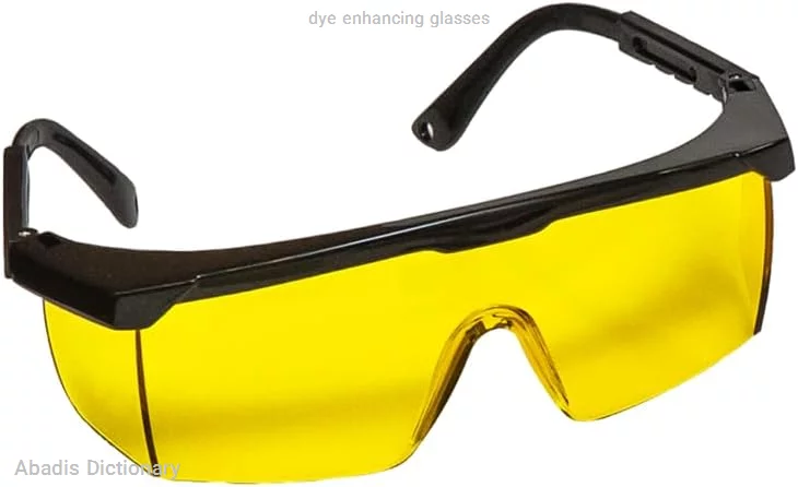 dye enhancing glasses